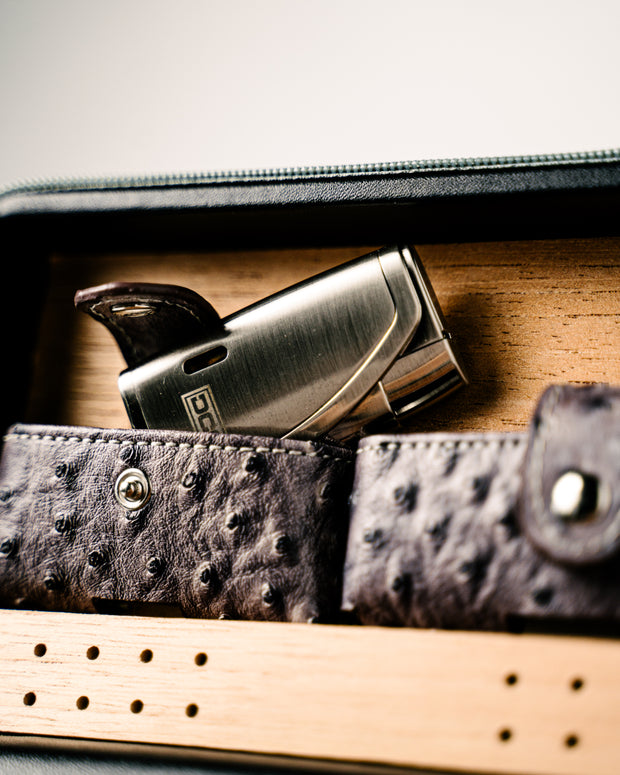 DCC CIGAR CASE WITH LIGHTER AND CUTTER