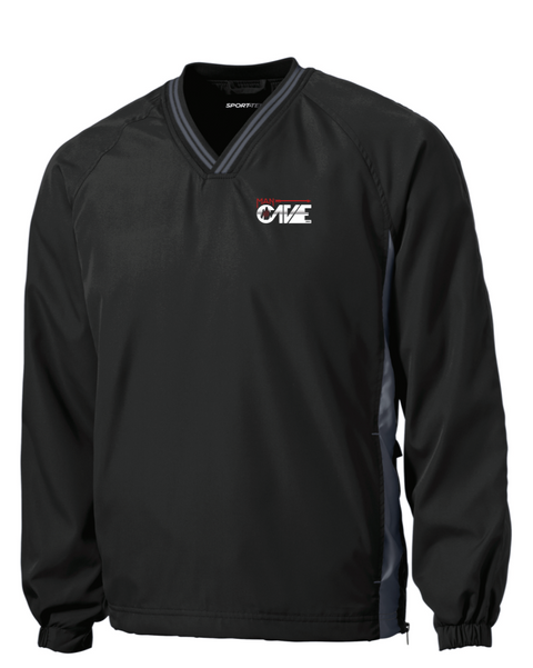 MANCAVE V Neck Windbreaker